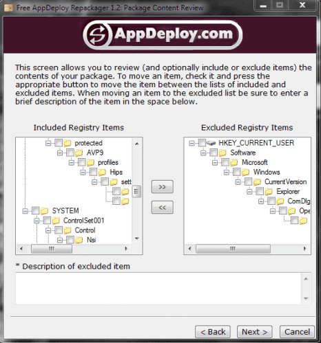 registry items