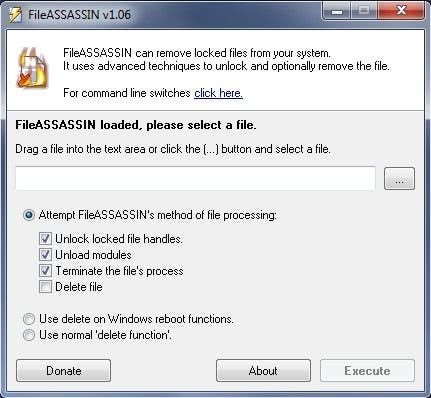 برنامج FileAssassin