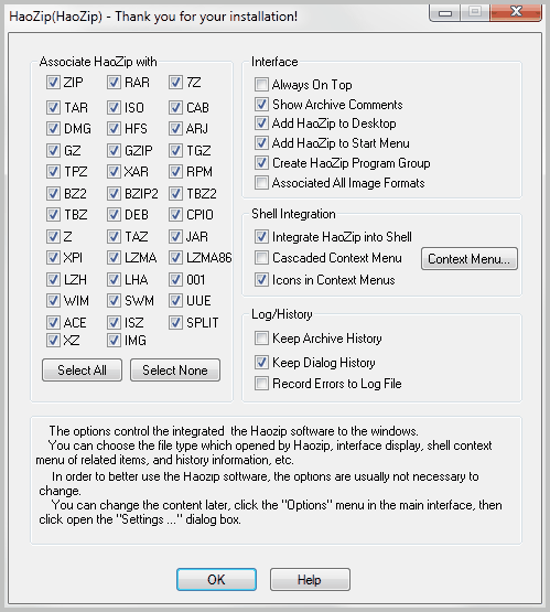 haozip installation