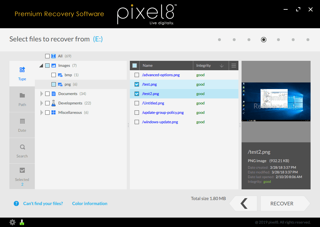 file recovery process
