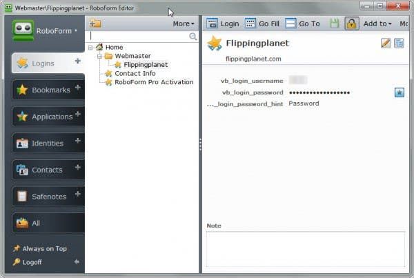 roboform editor