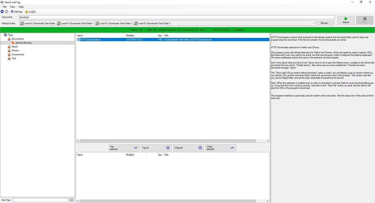 Tagging for Windows - preview