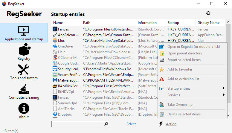 applications startup