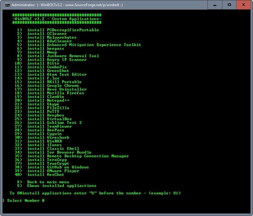 winbolt install software