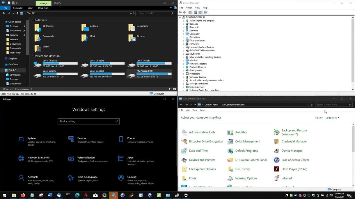 dark mode on Windows 10