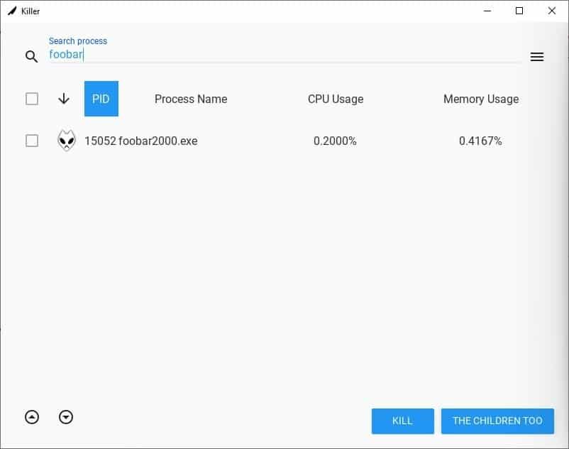 Killer Task Manager atvērtā koda