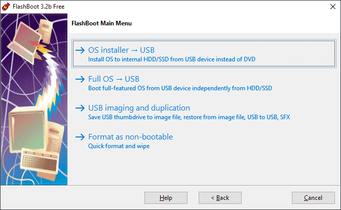 Cómo crear una copia en ejecución de Windows en unidades flash USB