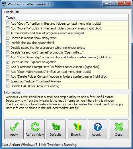 windows 7 little tweaker
