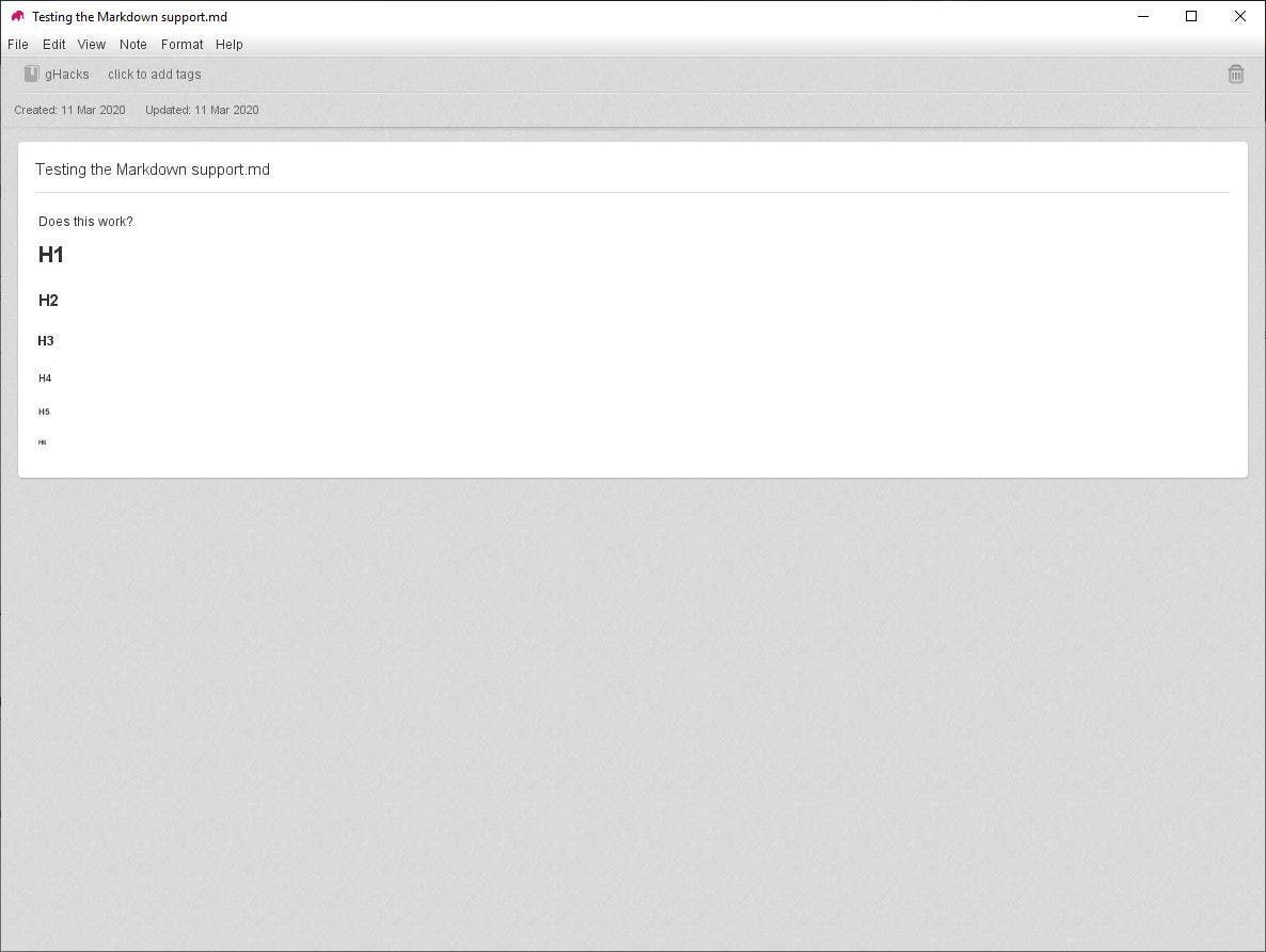 Elephant Markdown