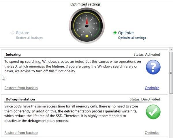 optimize ssd