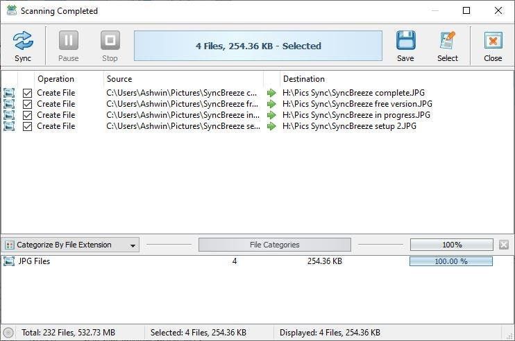SyncBreeze changes found