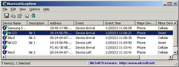 Övervaka Bluetooth-anslutningar i Windows