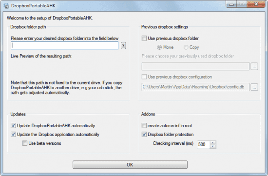 dropbox portable