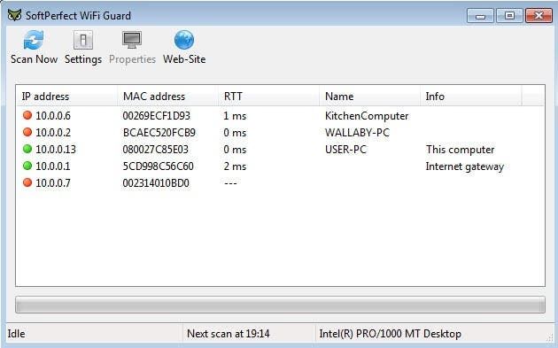 softperfect wifi guard