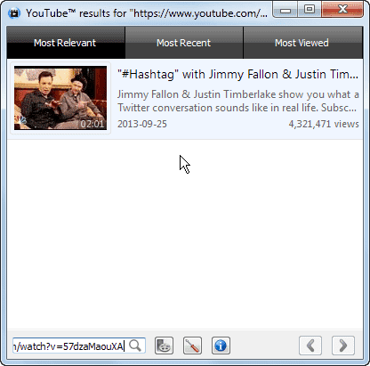 youtube player