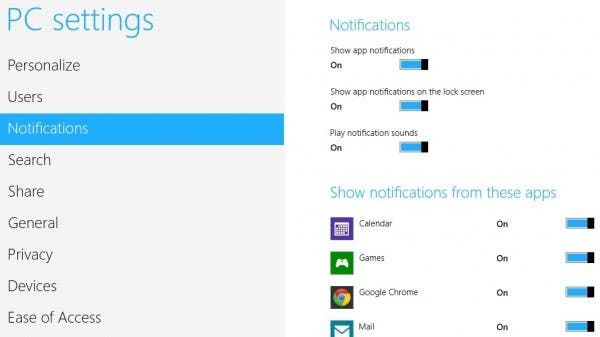 turn off app notifications