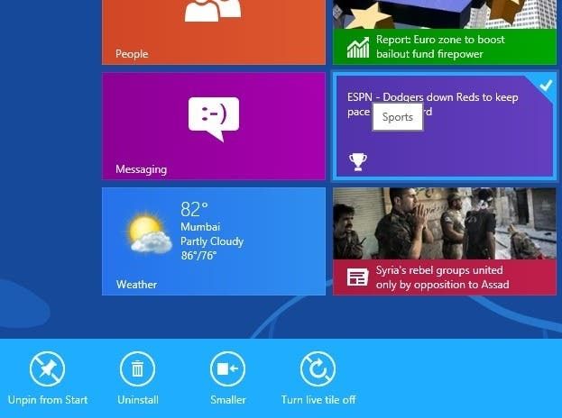 Sådan deaktiveres Windows 8-appunderretninger