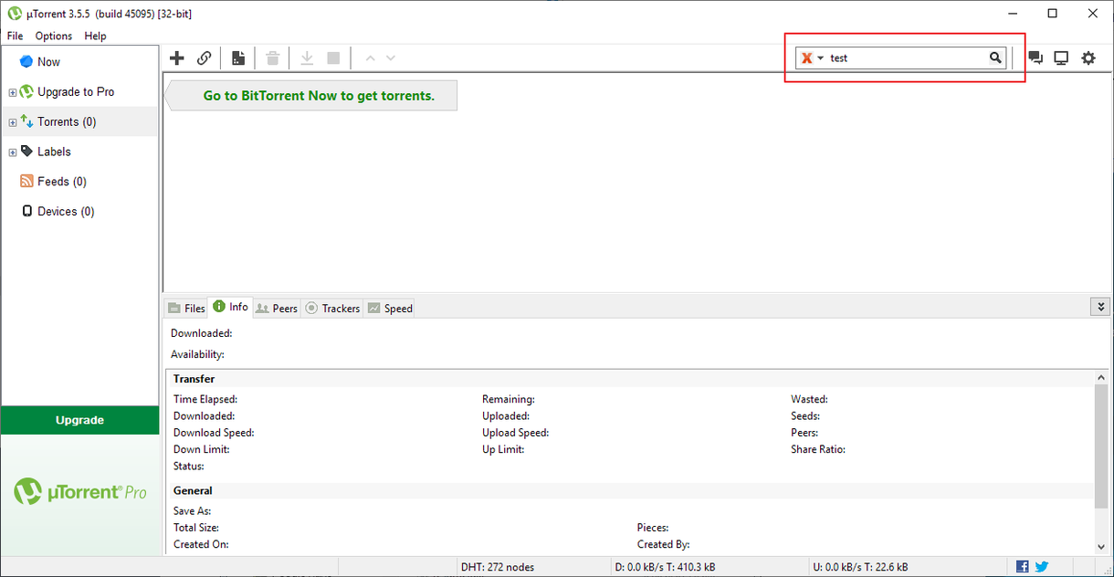 utorrent latest interface