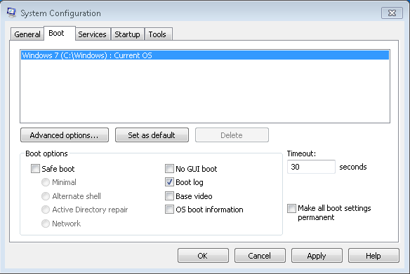 windows diagnostic startup