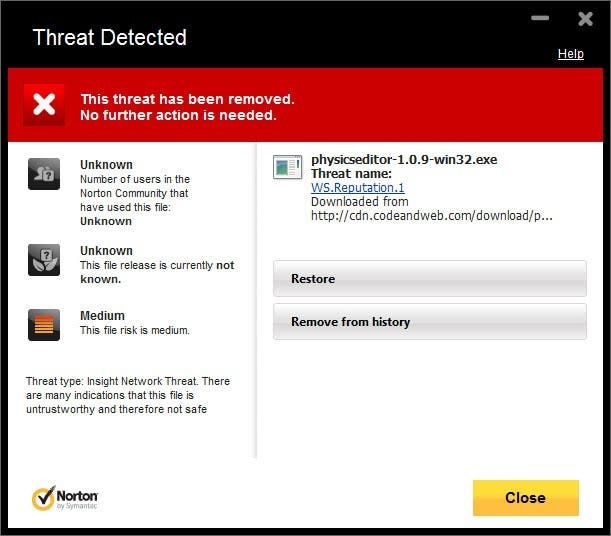 threat detected