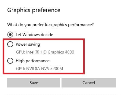 obriu el tauler de control de la GPU