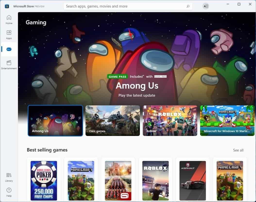 Windows 11 - Microsoft Store ใหม่