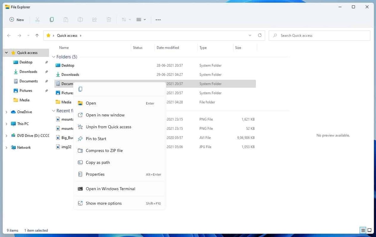 Windows 11 - File Explorer