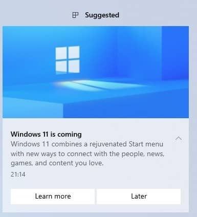 Windows 11 เรียนรู้เพิ่มเติม การแจ้งเตือน