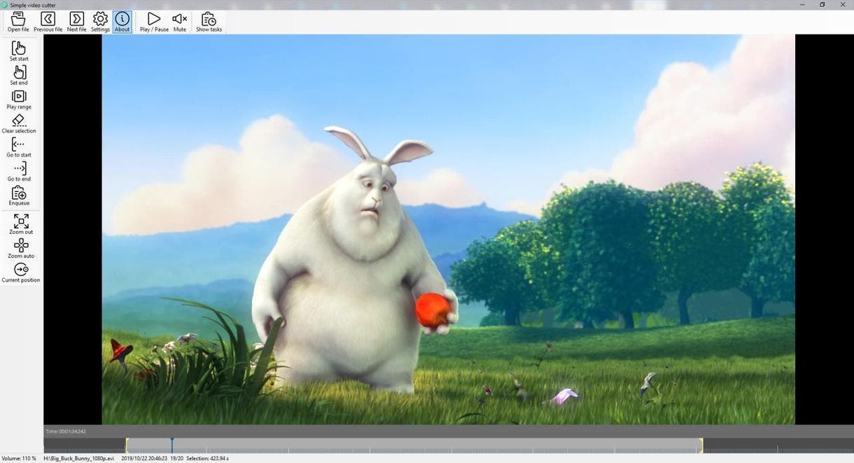 SimpleVideoCutter is een gratis en ongelooflijk eenvoudig te gebruiken hulpmiddel voor het bijsnijden van video's voor Windows