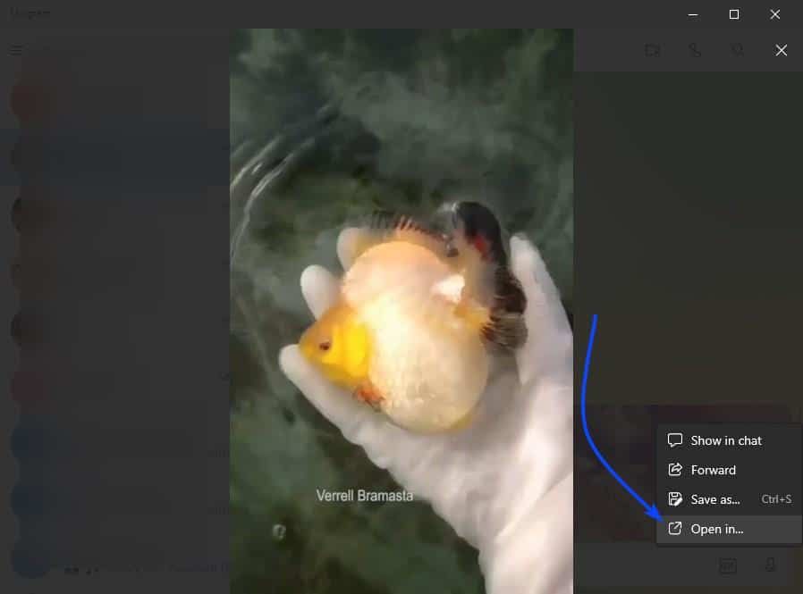 Unigram เปิดในเครื่องเล่นวิดีโอภายนอก