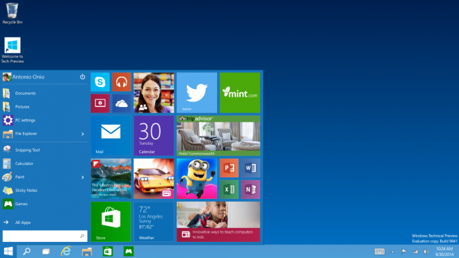 Windows 10 Forhåndsvis nedlastinger og informasjon