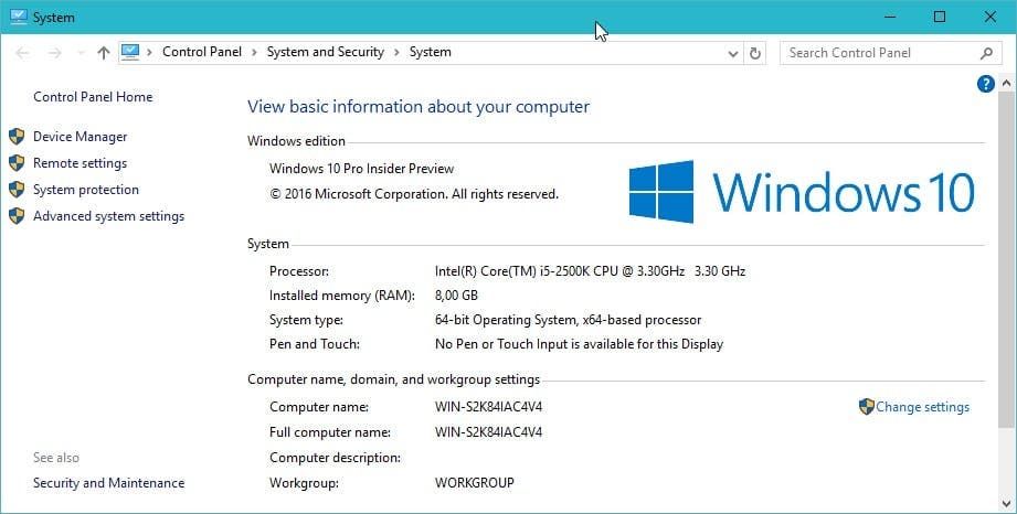 Comment changer le nom d'un ordinateur Windows 10