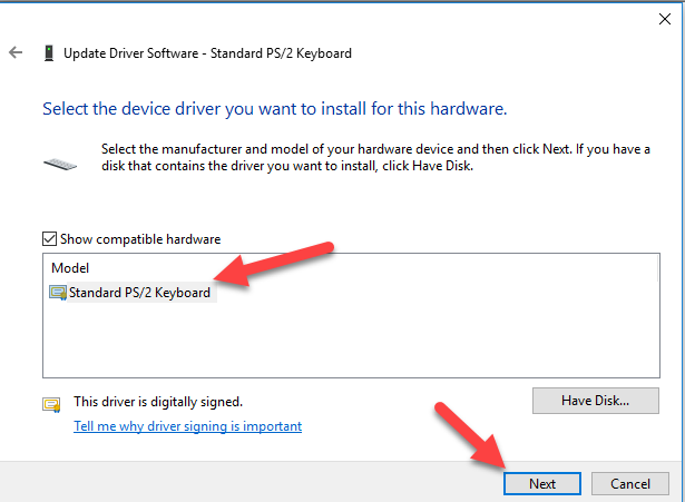 แป้นพิมพ์ทำงานไม่ถูกต้องหลังจากอัปเดตจาก Microsoft Windows 10 5