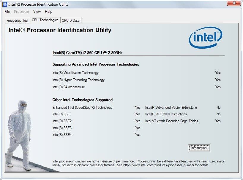 Ugotovite, ali procesor vašega računalnika podpira virtualizacijo