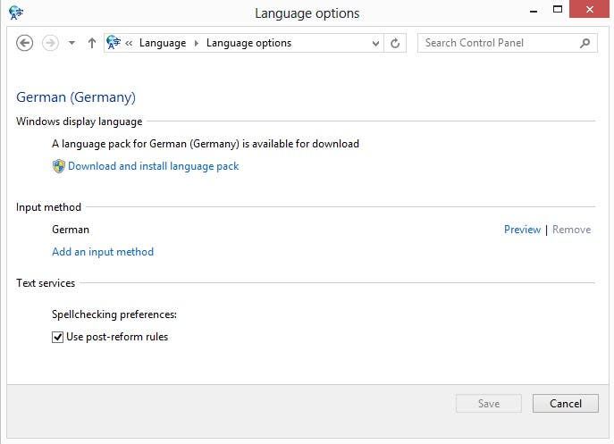 download language pack windows 8