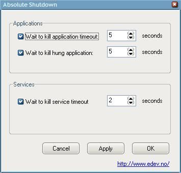 Reduce Windows XP Shutdown Time