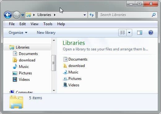 create new library