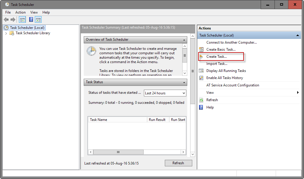 create task