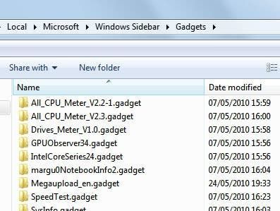Các tiện ích được lưu trữ ở đâu trong Windows?