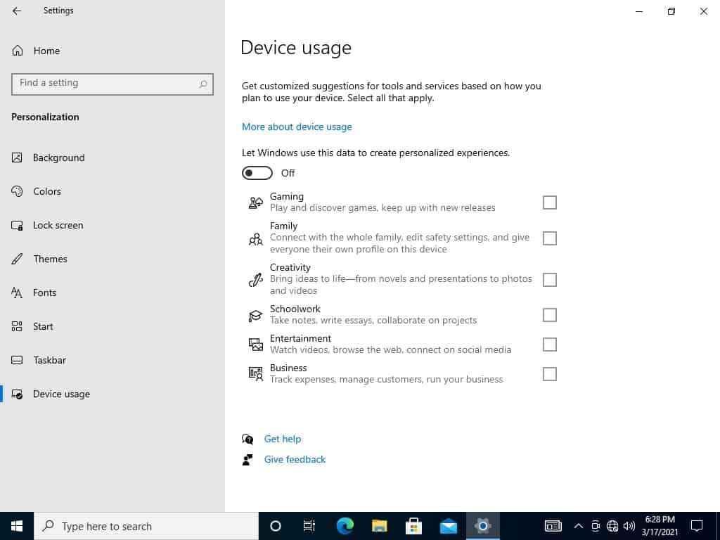 Rất tiếc, tính năng Sử dụng thiết bị sắp ra mắt của Windows 10 không được đẹp mắt cho lắm