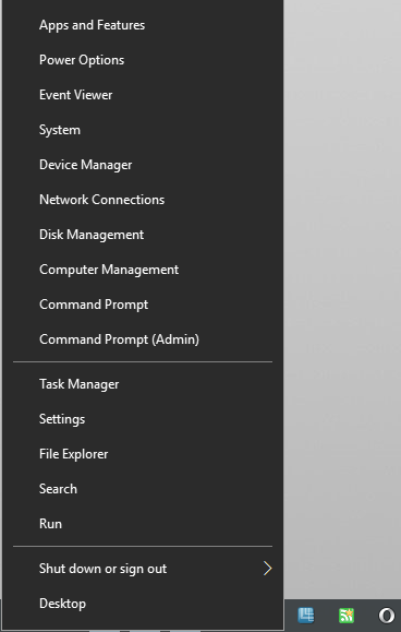 windows-x control panel