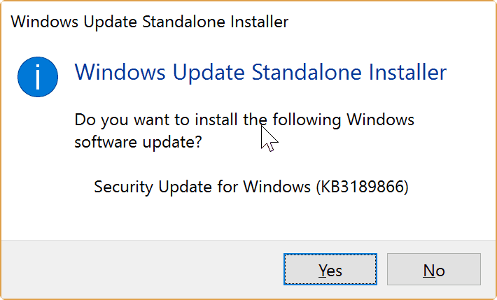 windows update stuck kb3189866