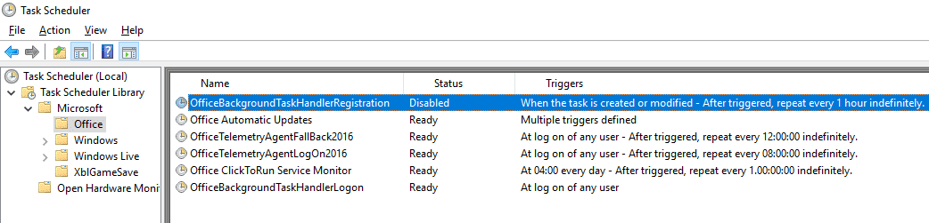 windows 10 command popup office