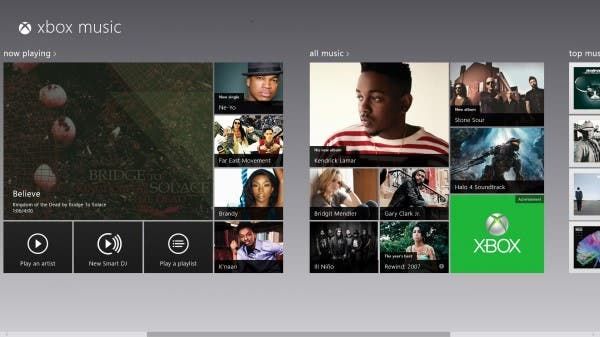 Xbox Music Pass de 6 mesos de franc amb la compra de Windows 8