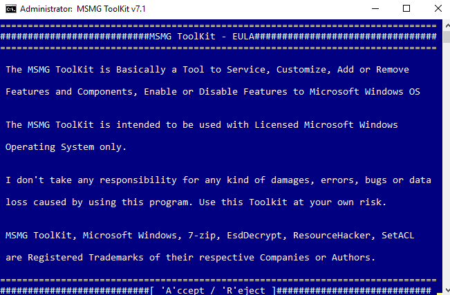 Создавайте собственные установки Windows 10 с помощью MSMG Toolkit