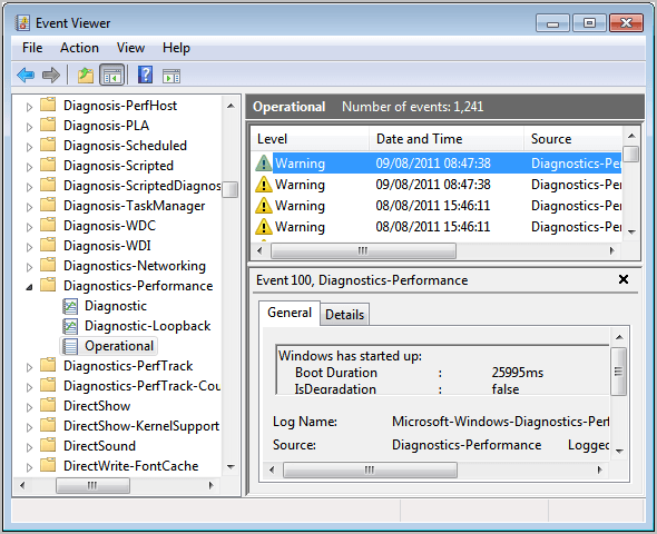 boot performance windows
